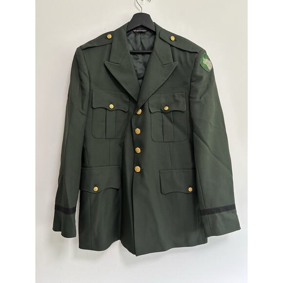 US Military Patriot Uniform Green Jacket Blazer Weintraub Bros 420R 104 Infantry - Picture 1 of 12